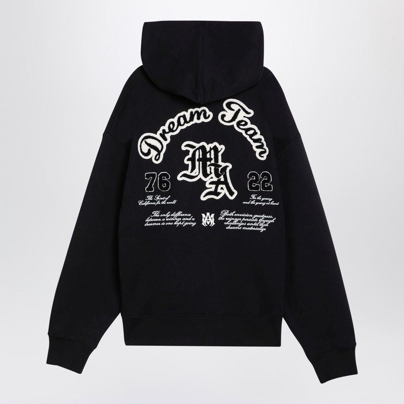 AMIRI Dream Team Embroidered Black Hoodie