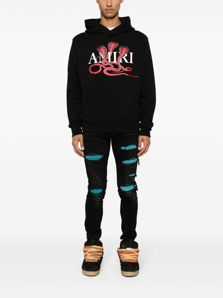 AMIRI Red Snake Hoodie for Men - FW24