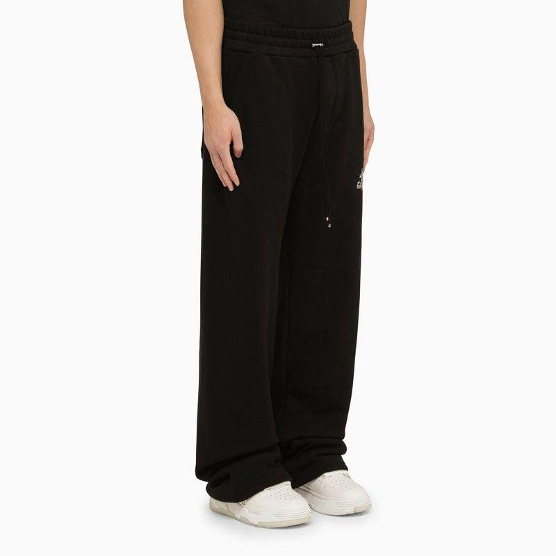 AMIRI Men's Black Cotton Jogging Trousers for SS24