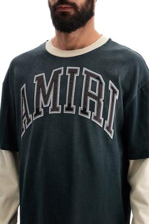 AMIRI Vintage Long Sleeve Crew Neck T-Shirt - Oversized Fit