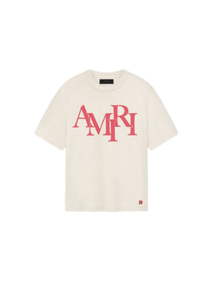 AMIRI Staggered Graphic Tee for Men - FW24 Collection