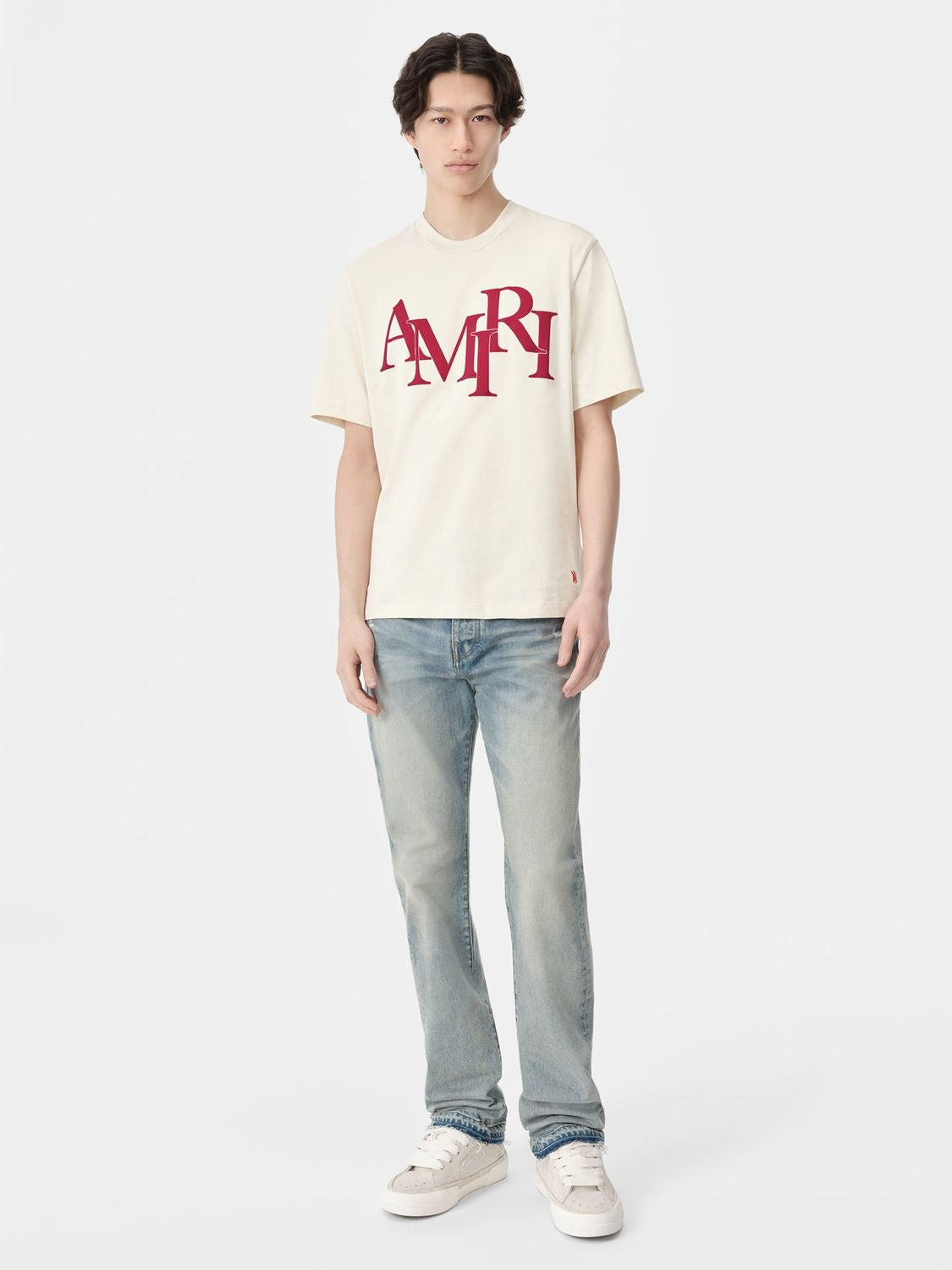 AMIRI Staggered Graphic Tee for Men - FW24 Collection