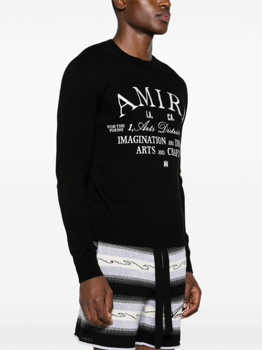 AMIRI Streetwise Arts District Crew Sweatshirt for Men