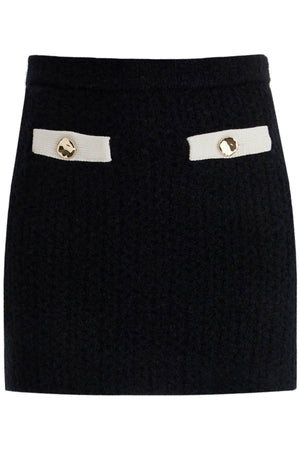 SELF-PORTRAIT Chic Slim Fit Mini Skirt