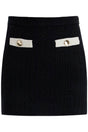 SELF-PORTRAIT Chic Slim Fit Mini Skirt