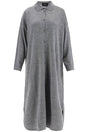 MR MITTENS Long Merino Wool Maxi Chemisier - Oversized Style