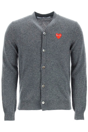 COMME DES GARÇONS PLAY Unisex Cardigan with Heart Logo