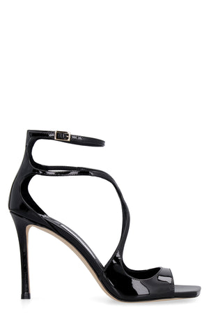 JIMMY CHOO Patent Leather Azia 95 Heeled Sandals