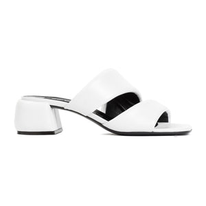 SERGIO ROSSI White Nappa Leather Sandals for Women - SS24 Collection