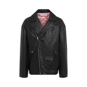 ACNE STUDIOS Classic Leather Jacket - Men's Outerwear