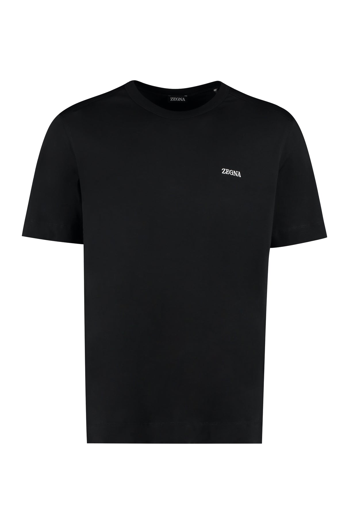 ZEGNA Classic Black Logo T-Shirt for Men - FW24