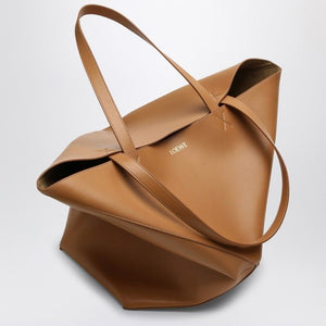 LOEWE Puzzle Fold Large Desert Leather Tote for Men