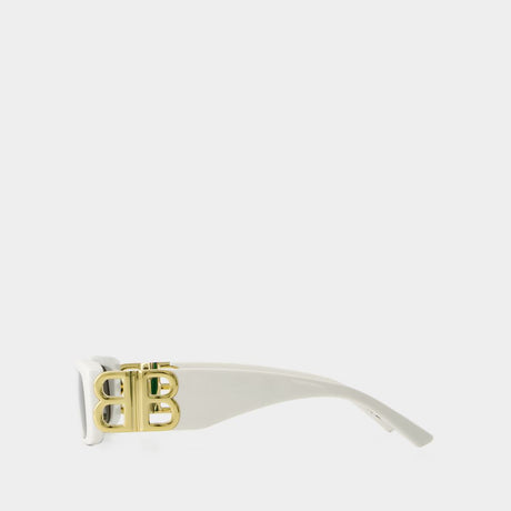 BALENCIAGA White Fashion Sunglasses for Men and Women - Autumn/Winter 2024 Collection