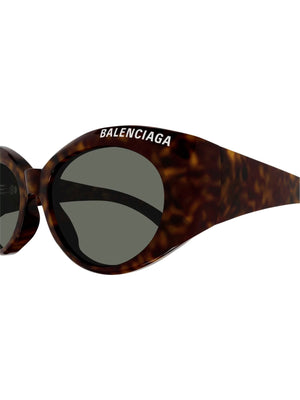 BALENCIAGA Chic Mini Sunglasses with Logo Arm - FW24 Collection