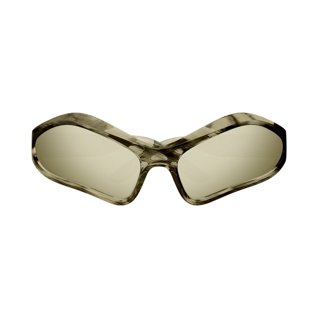 BALENCIAGA Havana Bronze-Tinted Unisex Sunglasses