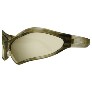 BALENCIAGA Havana Bronze-Tinted Unisex Sunglasses