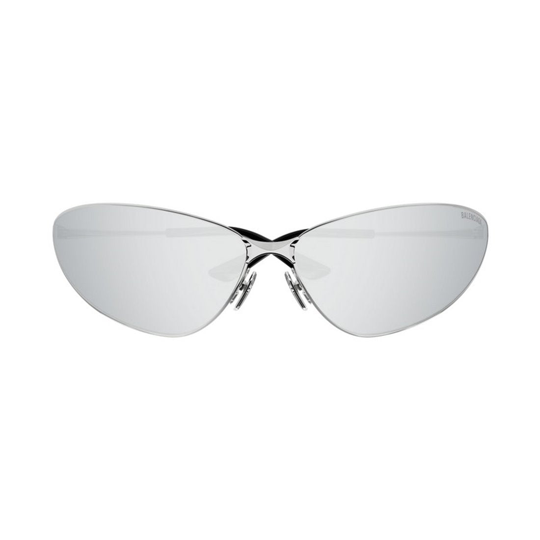 BALENCIAGA Sleek Silver Unisex Sunglasses