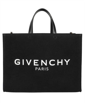 GIVENCHY Medium Black Cotton Blend Tote Handbag for Women