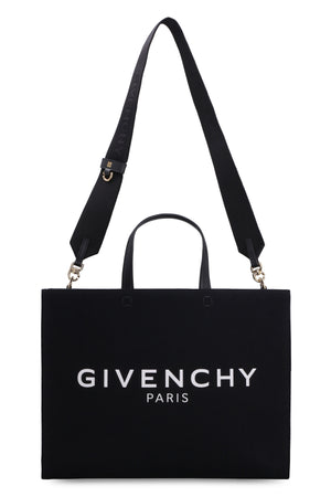 GIVENCHY Medium Black Cotton Blend Tote Handbag for Women