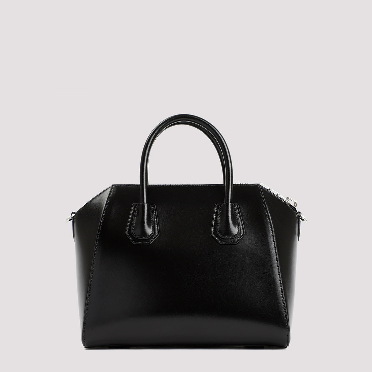 GIVENCHY Black Brushed Calf Leather Antigona Small Handbag, 28cm x 24cm x 16cm