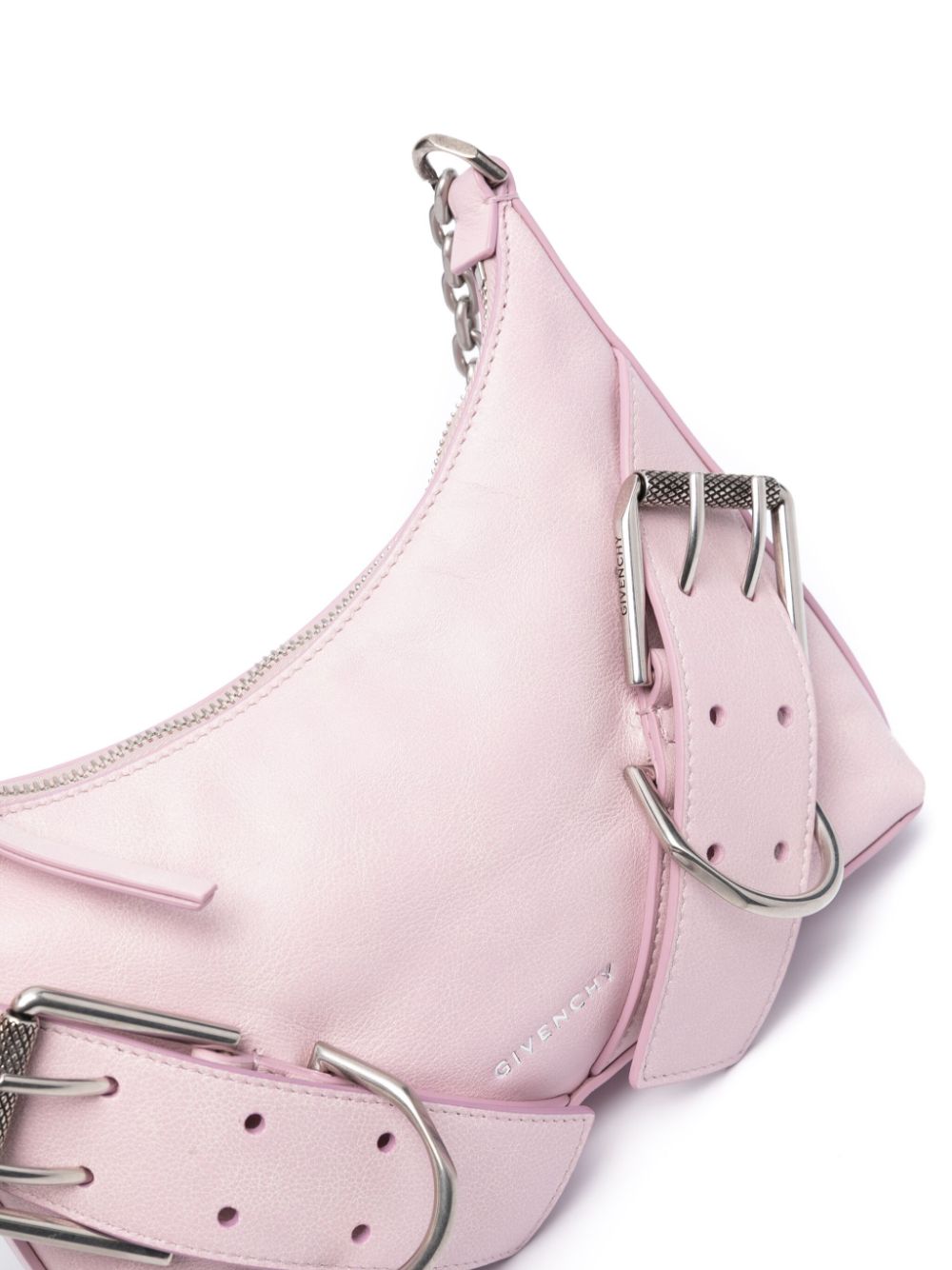 GIVENCHY Blush Pink Leather Shoulder Handbag for Women - SS24