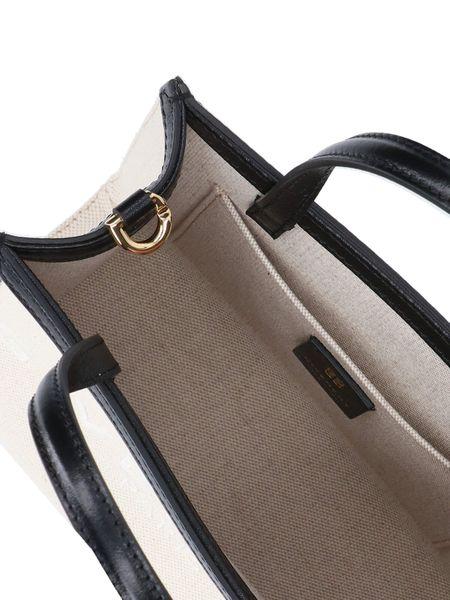 GIVENCHY Mini Framed Beige Tote Handbag with Chain Strap for Women