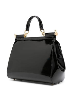 DOLCE & GABBANA Stylish Black Shoulder Bag for Women in 24SS Season