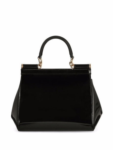 DOLCE & GABBANA Premium Black Tote Bag for Women - Chic & Sleek Design