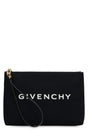 GIVENCHY Elegant Monochrome Mini Clutch with Wrist Strap