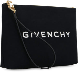 GIVENCHY Coated Canvas Clutch Bag - 26x19x6 CM