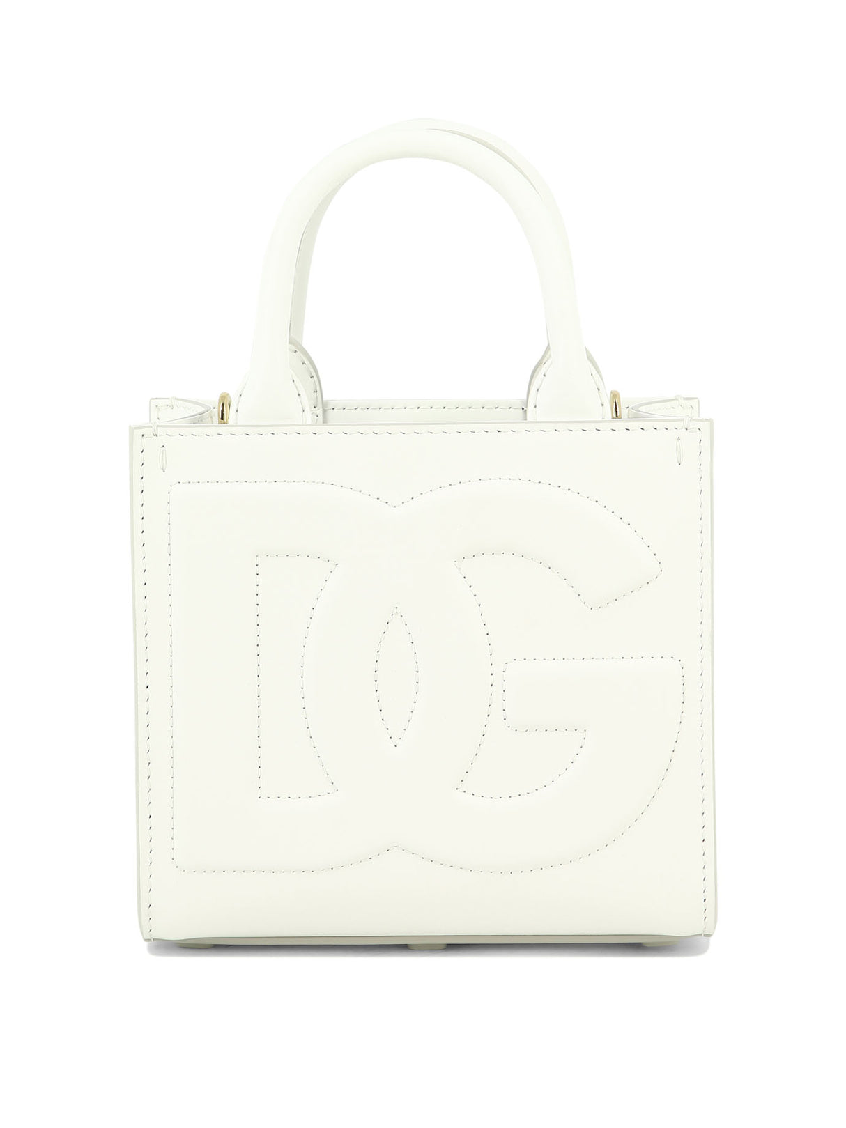 DOLCE & GABBANA Stylish 24SS Shoulder Tote Bag in Crisp White for Women