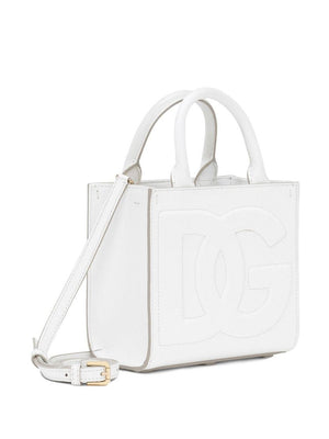 DOLCE & GABBANA Embossed Raffia Mini Tote - FW23