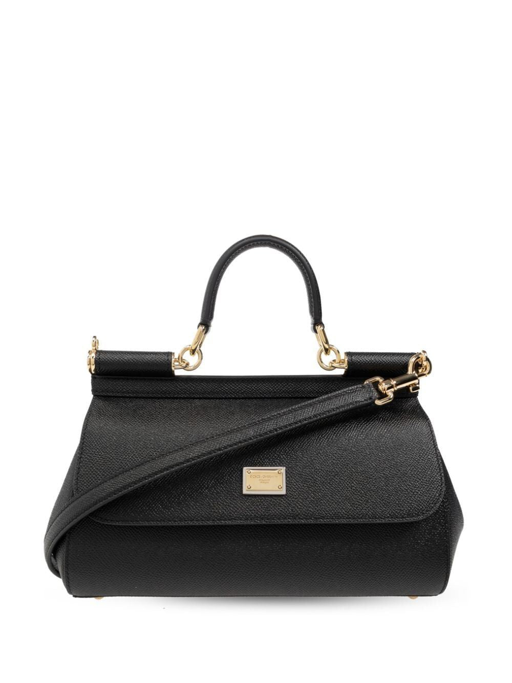 DOLCE & GABBANA Medium Leather Tote Handbag