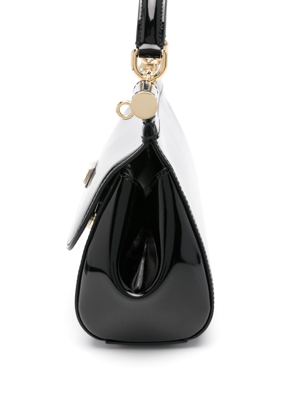 DOLCE & GABBANA Sicilian Elegance Patent Leather Mini Handbag