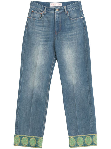 VALENTINO Straight-Leg Denim Jeans for Women