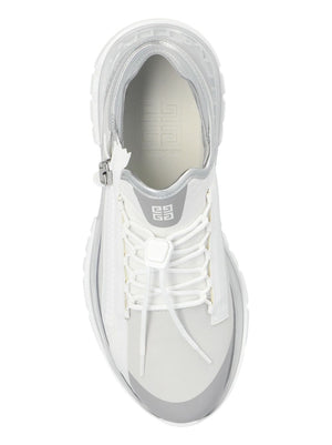 GIVENCHY Specter Women's White Silver Zip Air Sneakers