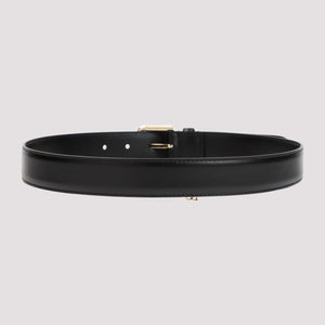 DOLCE & GABBANA Logo Charm Leather Belt for Women - SS24