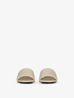 GIVENCHY Chic Cube Flat Sandals 45mm in Natural Beige