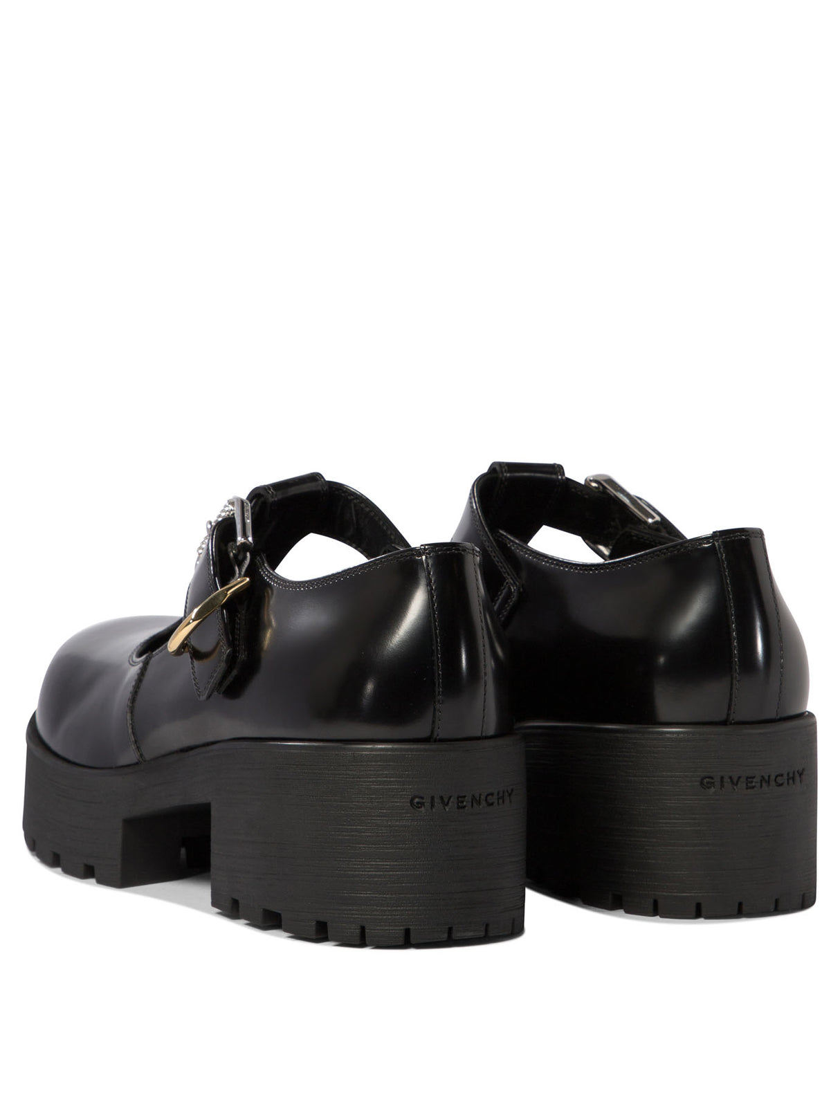 GIVENCHY Elegant Black Mary Jane Pumps