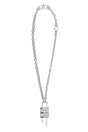 GIVENCHY Elegant Lock Necklace with 4G Padlock