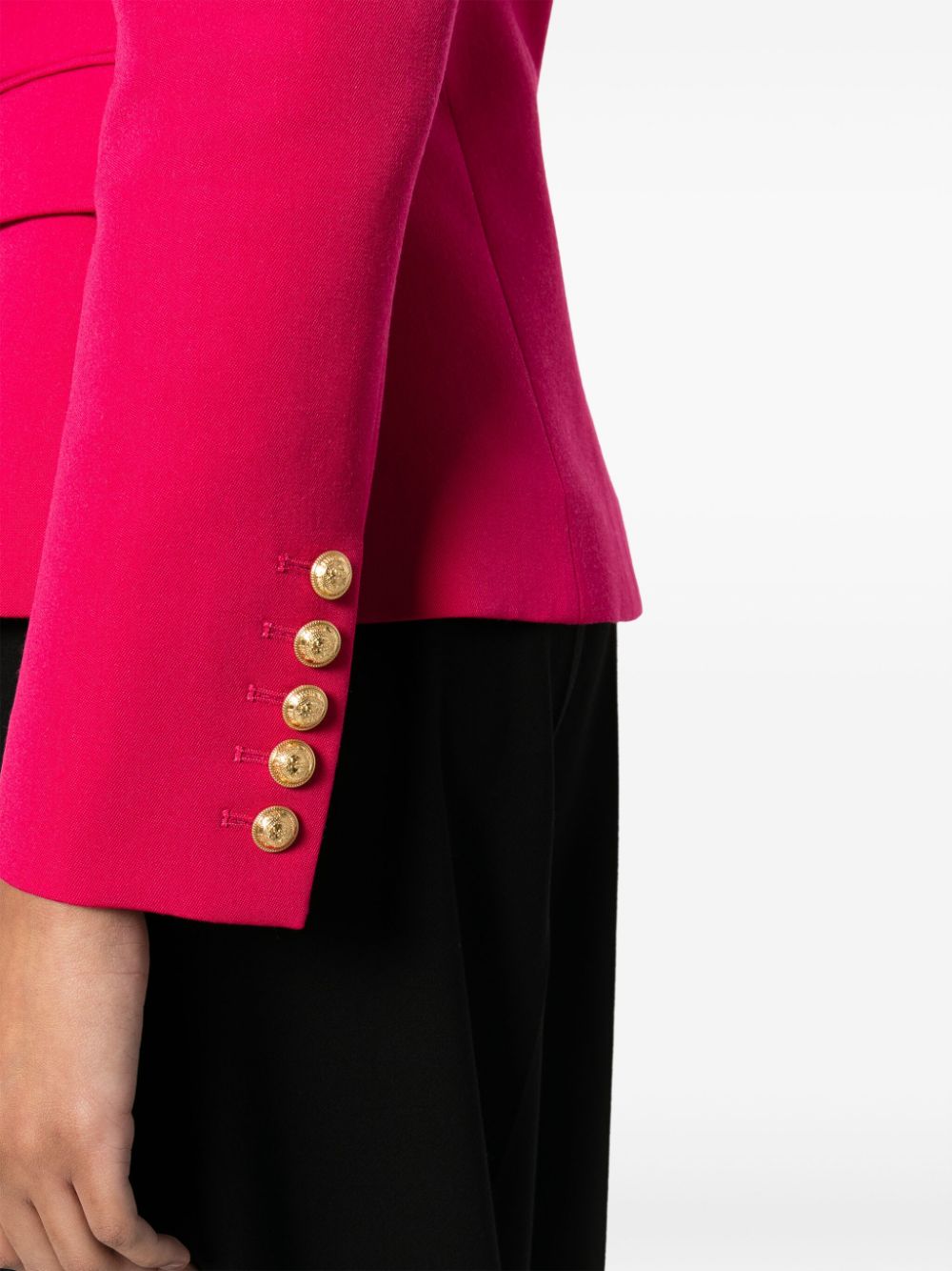 BALMAIN Fashionable 24SS Women's Fuchsia Outer Jacket