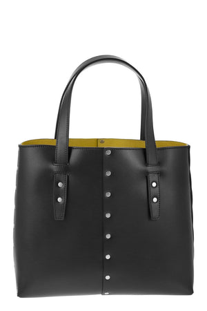 FABIANA FILIPPI Versatile Mini Tote Handbag with Studded Motif and Suede Lining for Women