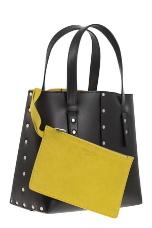 FABIANA FILIPPI Versatile Mini Tote Handbag with Studded Motif and Suede Lining for Women