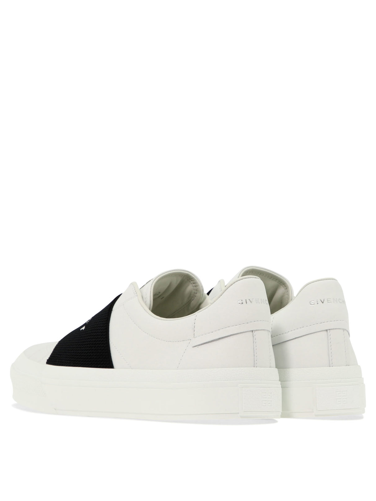 GIVENCHY Men's Lace-Up White Sneakers for SS24