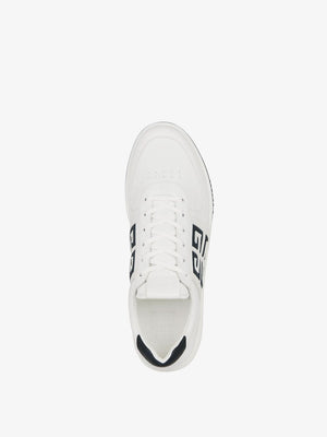 GIVENCHY Embossed 4G Logo White Low Top Trainers for Men