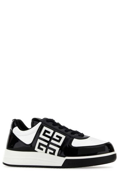 GIVENCHY G4 Patent Leather Sneakers - Men's FW24