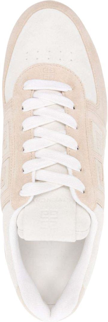 GIVENCHY Beige White Low-Top Sneakers for Men - SS24 Collection