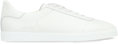 GIVENCHY Men's White Leather Low-Top Sneaker for SS24