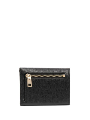 DOLCE & GABBANA Black Sta Dauphine Walleting Card for Women