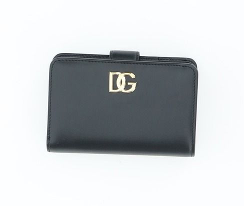 DOLCE & GABBANA Elegant Raffia DG Logo Wallet for Women - FW22 Collection